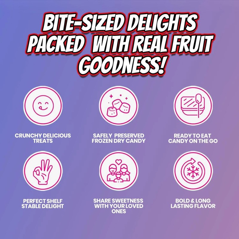 Bliss Life Watermelon Freeze Dried TikTok Candy ASMR Spicy Snack