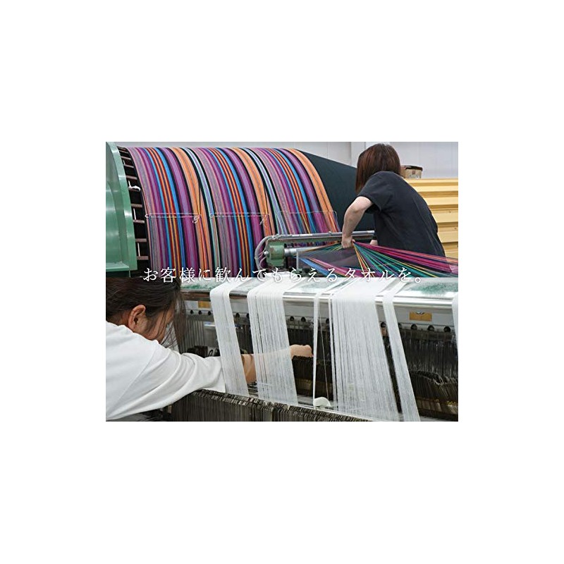 [Imabari] Eco-friendly Bath Towel Set of 3 Using Remaining Thread,