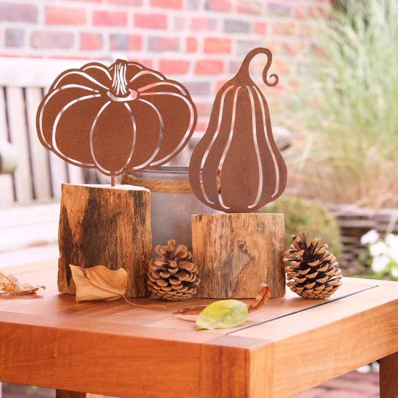 Deko Kind - Rusty Pumpkin Set of 2 - Premium