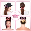 Styla Hair Styla Hair 2pk Mouse Ears Scrunchies, Velvet Hair