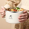 PONDI 1700ml Portable Ramen Bowl with Lid - 304 Stainless