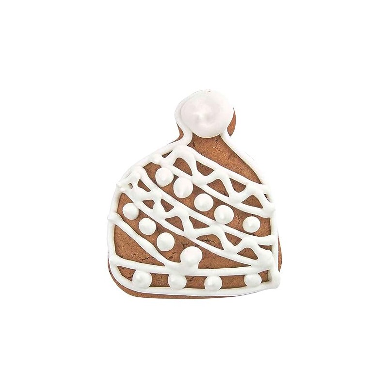 Staedter Ski Cap Shape Cookie Cutter, Silver