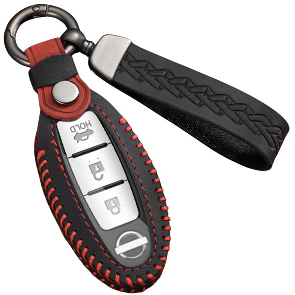 Mellbo Smart Key Case, Key Case, Cowhide Leather, Compatible with