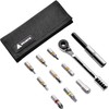 Rocknroll Mini Ratchet Bike Tool Kit with 9 Tool Bits,
