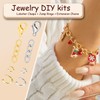 990 PCS Keychain Making Kit, Jewelry and Keychain Making Supplies