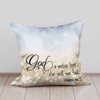 Beabes Pillow Cases Bible Verse Quote God is Within Her