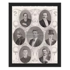 TITANIC ORCHESTRA "MUSICIAN HEREOS" PLAYED WHILE SHIP SINKING 8X10 FRAMED PHOTO