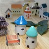 2 panchine in miniatura per casa delle bambole di Natale,
