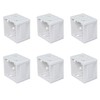 Bxian 6PCS 1 Inch Mini Blinds Plastic Holders White Box