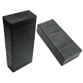 Imán de ferrita ceramica block, (20 piezas) de 4.7cm x 2.2cm x 2.9cm | Imán rectangular super potente grado C8, 3800-4000 Gauss, fuerza atracción 2.2kg, uso rudo, biomagnetismo. Paquete 20 imanes.