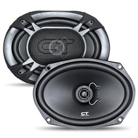 CT Sounds BIO-6X9-COX 6x9 Inch Coaxial Car Speakers, 200 Watts Max, Pair