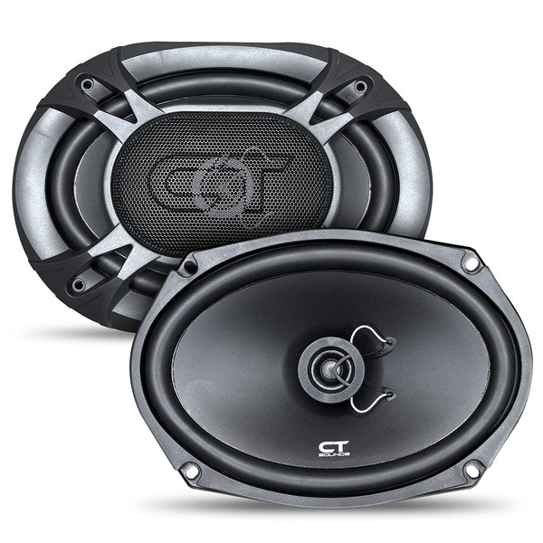 CT Sounds BIO-6X9-COX 6x9 Inch Coaxial Car Speakers, 200 Watts
