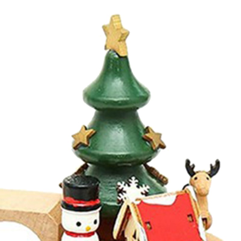 Wooden Train Music Box for Girls Boys Real Details Clear