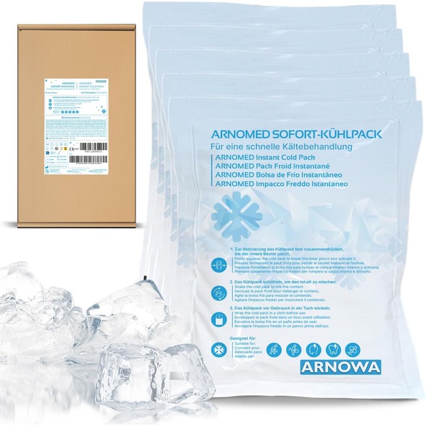 Arnomed Disposable Instant Cooling Pads 12 x 15 cm, Direct