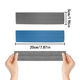 WELANE Yoga Sports Headbands, 8 PCS Soft Flexible Sweat Hair Bands for Pilates, Running, Gym (4 Colors)