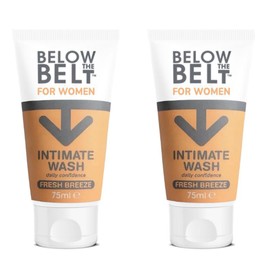 Below The Belt Female Intimate Wash Soap Free pH Balanced 2 x 75ml