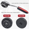 Yuesstloo 30mm 55mm Front Rear Wheel Axle Nut Socket Tool,