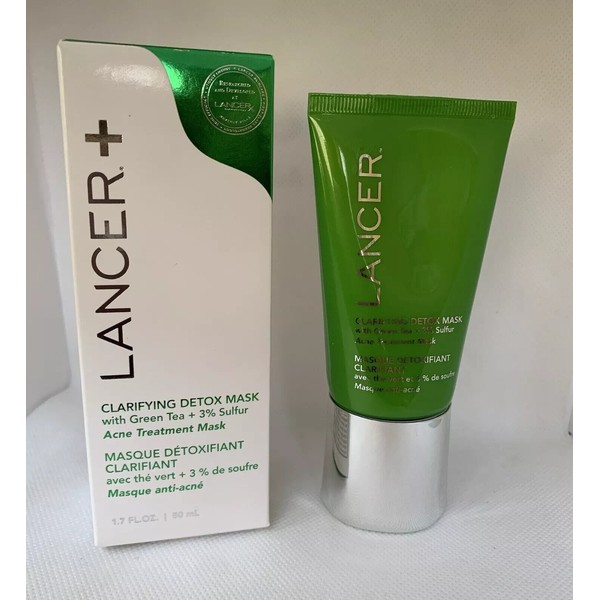 Lancer + Clarifying Detox Mask Green Tea 3% Sulfur 1.7