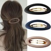 Große Haarspangen für Damen, einfach, matt, Vintage-Stil, einfarbig, modisches Haar-Accessoire