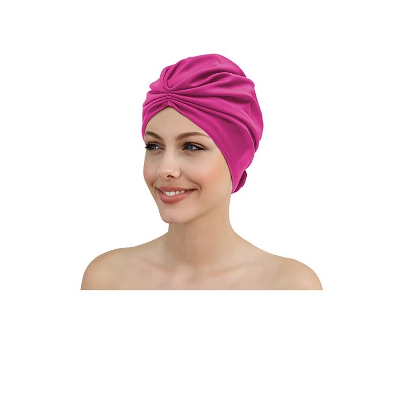 Fashy Fabric Swimming Cap with Velcro Fastening Champagne 3471