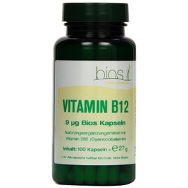 Bios Vitamin B12 9 µg Capsules, 100 Capsules, Pack of 1 (1 x 27 g)