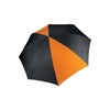 Kimood Golf Umbrella - Black/Orange