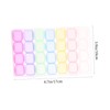 Gadpiparty 4Pcs Makeup Organizers with Independent Clear Makeup Holder for