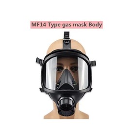 MF14 Type Gas Mask Full Face Respirator with Large Lens for Wide Field of View Lightweight Silicone Faceseal for Comfort and Durability CBRN Ready Tactical Style:_Mf14 Mask Body