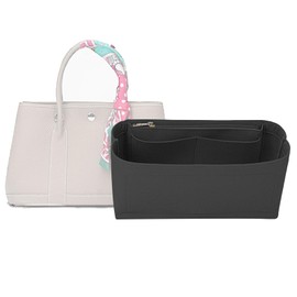 Lckaey purse organizer insert for garden party 36 insert organizer bag tote 2035Dark grey-L