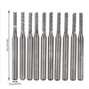 10pcs 2mm Cemented Carbide End Mill Engraving Bits Carving Drill