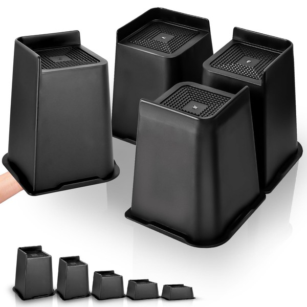 shouwuhho Bed Risers 8 Inch Heavy Duty, Furniture Risers with