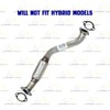 Exhaust Front Pipe Compatible for 2010-2011 Mercury Milan 2.5L |