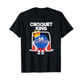 Croquet T-Shirt - Funny Croquet King T-Shirt