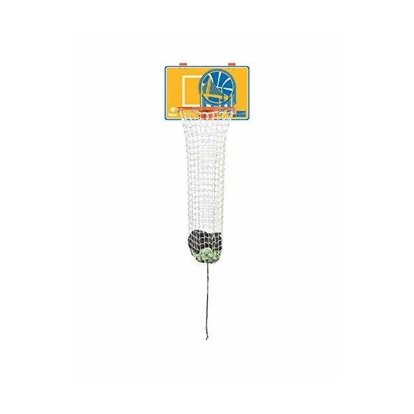 The Dunk Collection Dirty Dunk Over-The-Door Basketball Hoop Laundry Hamper,
