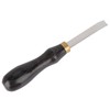 Leathercraft Edge Beveler Tool, Steel Wood Handle Light Portable for