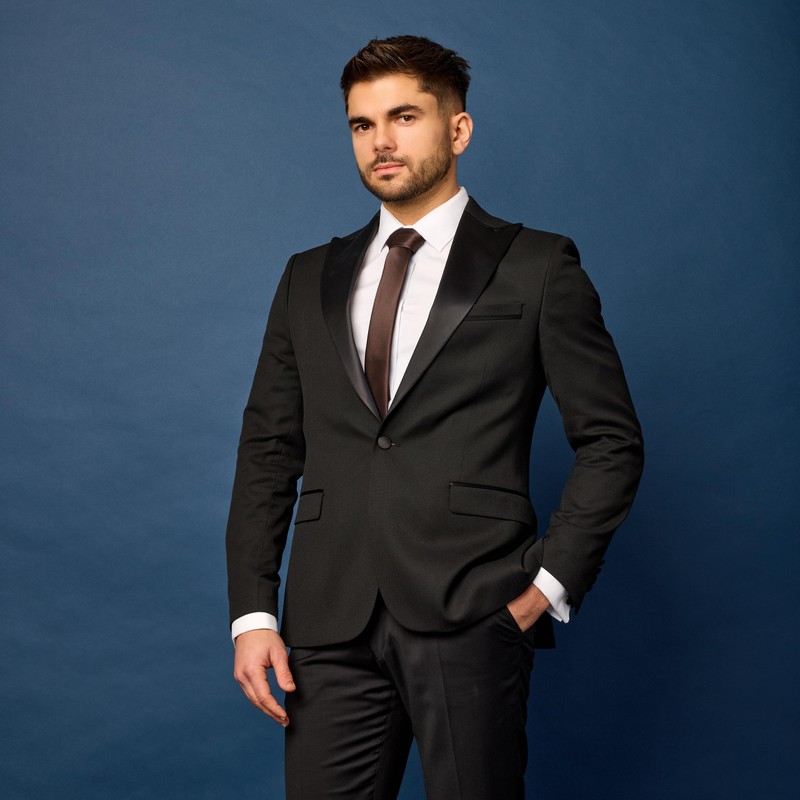 Ladeheid TMM-5 Classic Men's Tie, Matt, Perfect for Office &