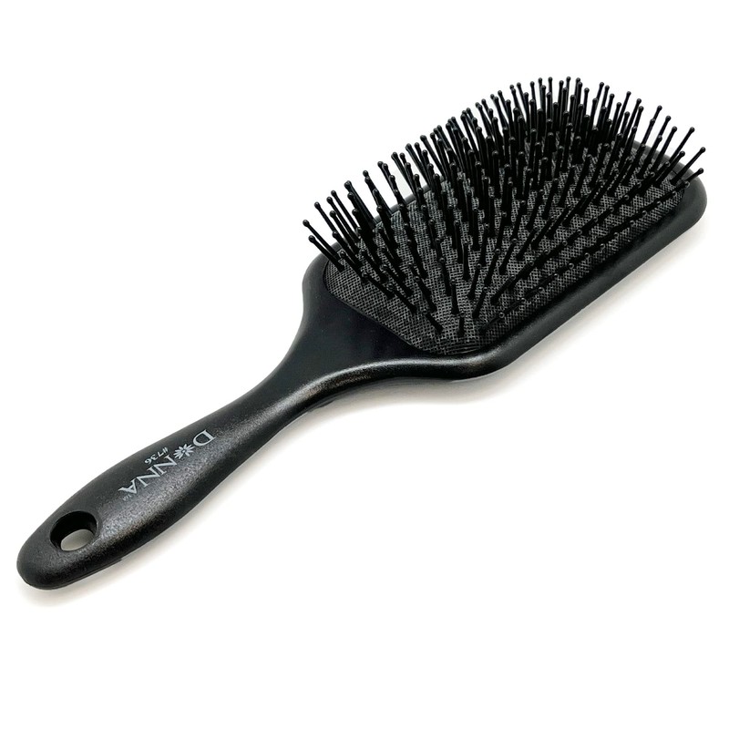 DONNA Cepillo de Paleta Grande, 1 Pieza, Negro, para Cabello