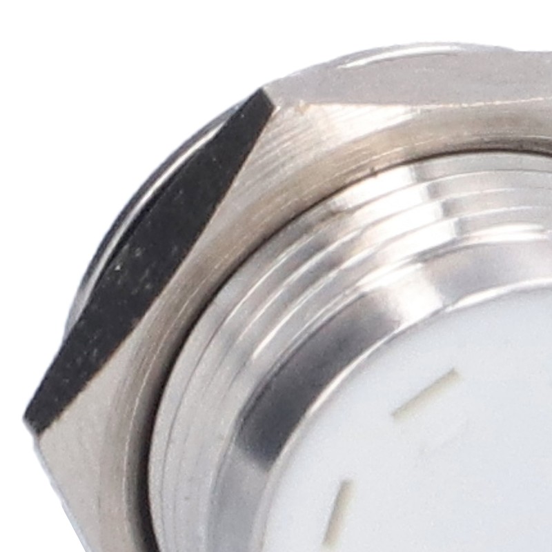 5Pcs Flat Top Button Switch Stainless Steel Waterproof Screw Terminal
