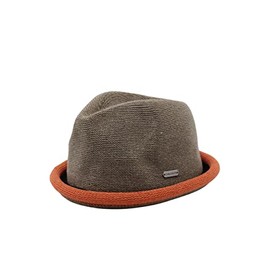 Boston Pork Pie Hat Chillouts cloth hat summer hat (M/56-57 - brown)