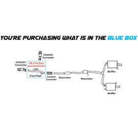 Northeastern Exhaust | Stainless Steel Exhaust Front Flex Y-Pipe Compatible for Acura TL 2004-2008 3.2L | Honda Accord 2003-2007 3.0L | Free Gaskets Included | Automotive Replacement Part