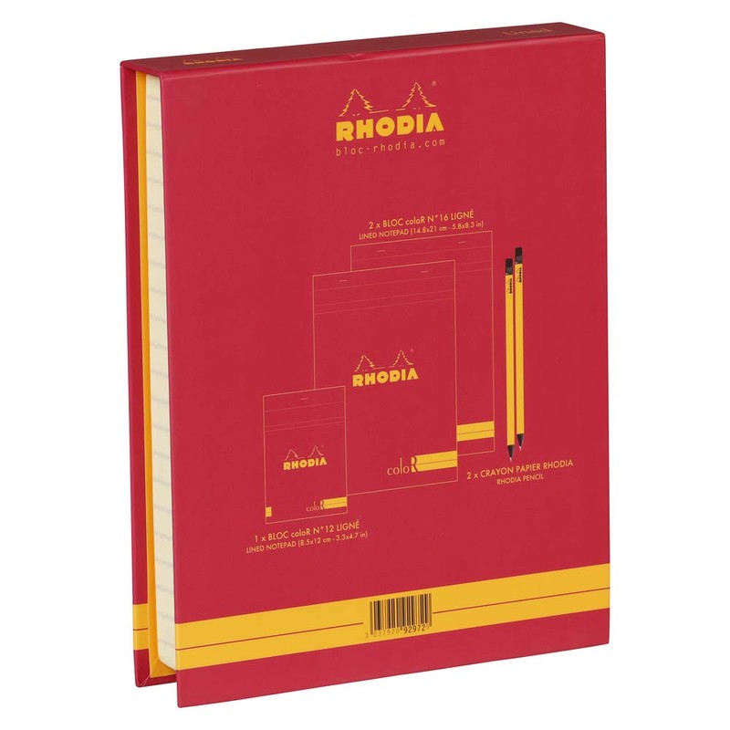 Rhodia 92968C ColoR Set (with 1 x Notepad 8.5 x