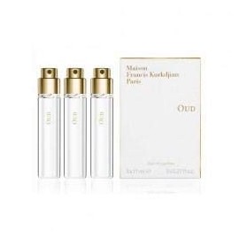 Oud by Maison Francis Kurkdjian Eau De Parfum Spray REFILLS 3 x 11ml
