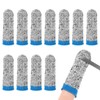 M METERXITY 12-Pack Finger Cots Cut Resistant, Reusable Finger Sleeve