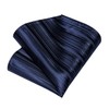 DiBanGu Conjunto de gemelos cuadrados de seda para hombre, corbata