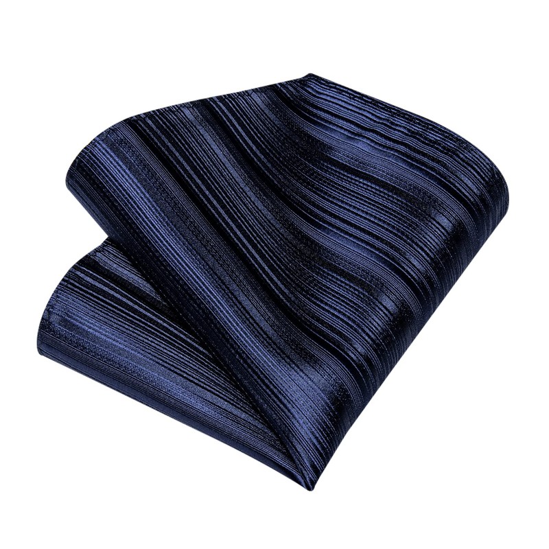 DiBanGu Conjunto de gemelos cuadrados de seda para hombre, corbata