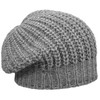Melegari Knitted Hat Oversize Beanie Floppy Rasta Patty Hat Alpaca