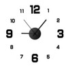 Frameless DIY Wall Clock for Living Room and Office –