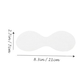 Healeved 200pcs Eye Pads Cotton Eye Mask Sheets Lightweight Soft for Travel Nourish Your Sk