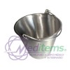 Meditems Cubeta Médica  De Acero Inoxidablevpara 12 Litros