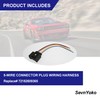 Fuel Pump Connector Plug Wiring Harness 5 Wire - Compatible